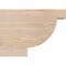 Ekena Millwork Alpine Smooth Rafter Tail, Douglas Fir, 5 1/2"W x 12"H x 16"L RFT06X12X16ALP00SDF - alternate 2